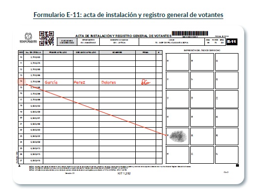 Formulario E-11
